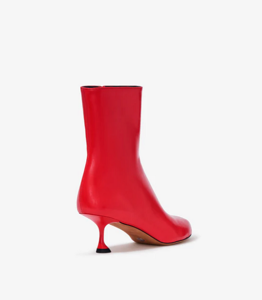 Proenza Schouler Tee Ankle Boots- Bright Red