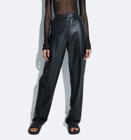 Golden Goose Ecru pants with transparent all-over sequins