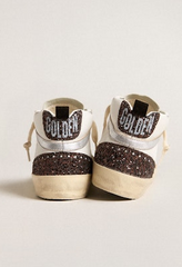 Golden Goose Mid Star  WHITE/ICE/GOLD/BROWN