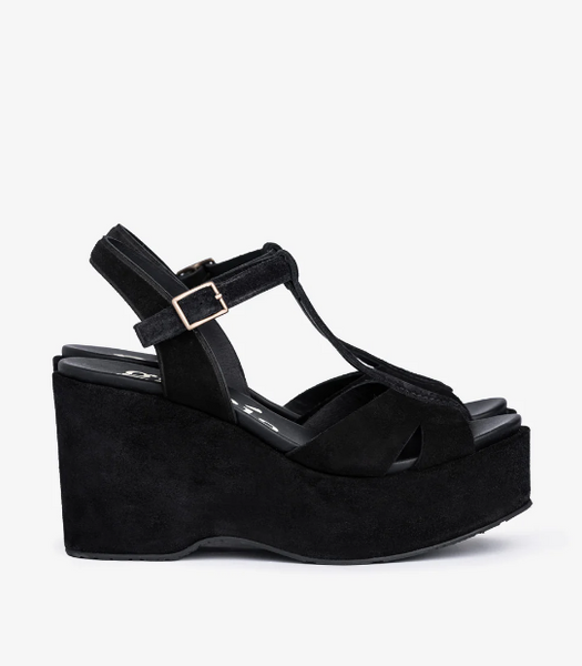 Pedro Garcia Domiel THE STARLET T-STRAP- black castoro