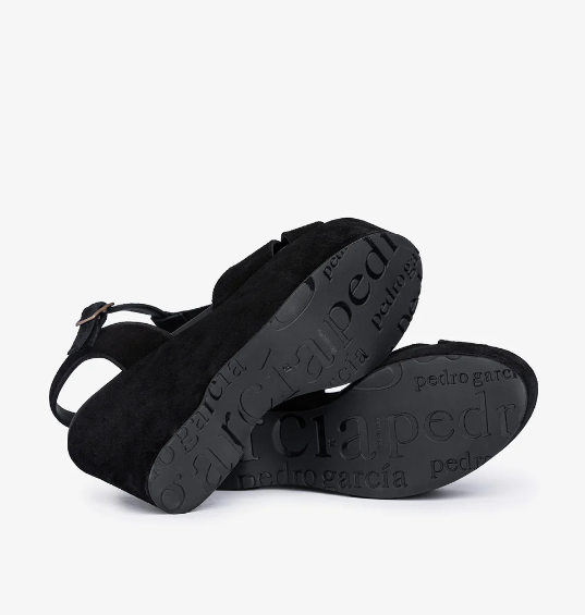 Pedro Garcia Domiel THE STARLET T-STRAP- black castoro