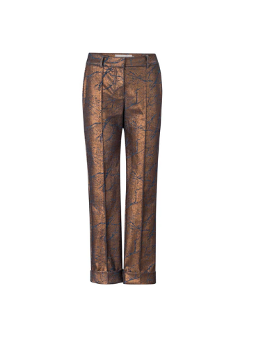 Silvia Tcherassi Garment Pant- Metallic