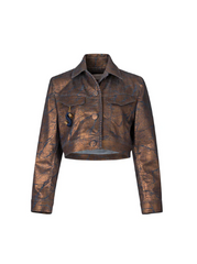 Silvia Tcherassi Nahid Jacket- Metallic