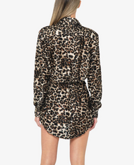 Just Be Queen Althea Dress -cheetah