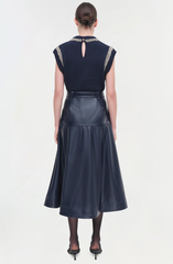 Simkhai Mayson Skirt- Midnight