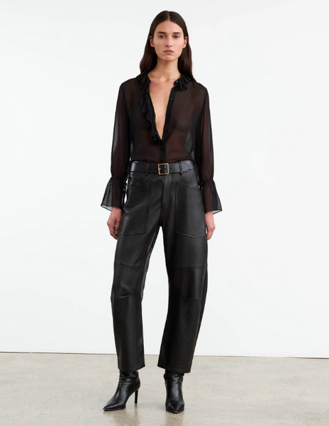 Nili Lotan Shon Leather Pant