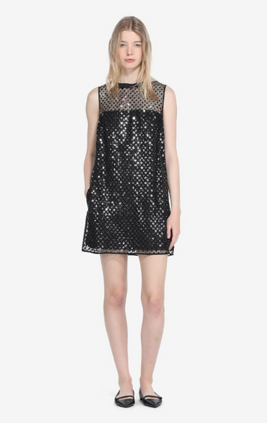 NO'21 Floral Sequin Dress