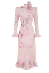 Zimmermann CRUSH FLOWER MIDI DRESS