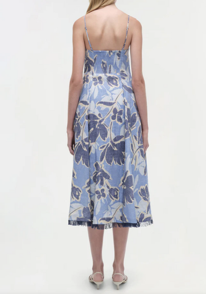 Simkhai Analise Linen Midi Dress