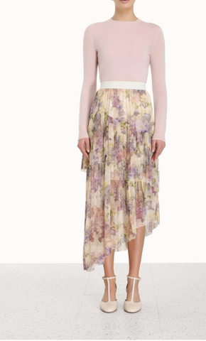 LaPointe Satin Asymmetric Maxi Skirt