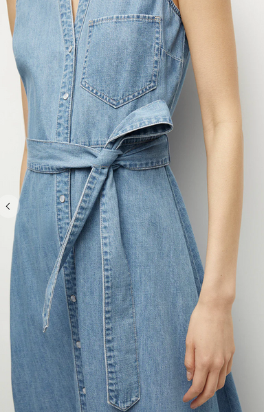 Veronica Beard EDWINA DENIM SHIRTDRESS