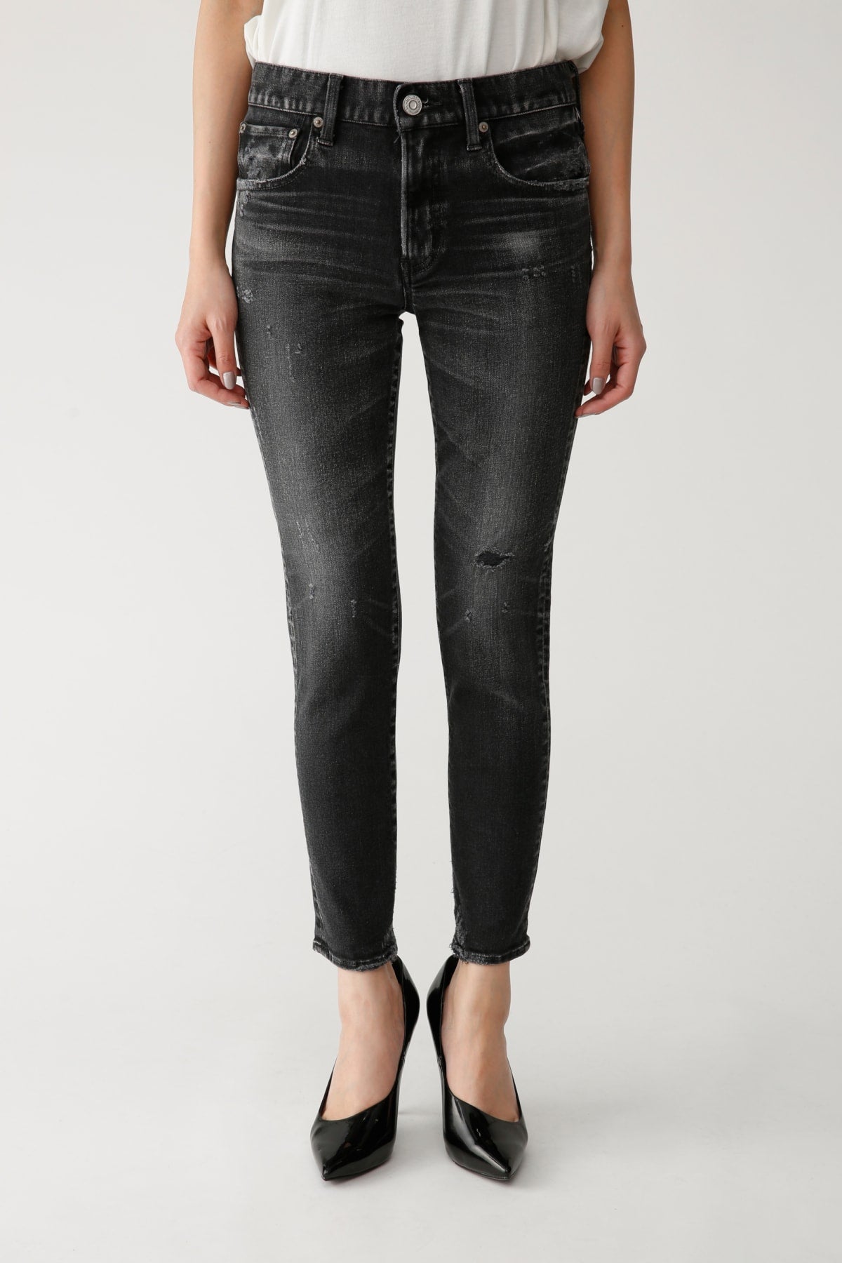 Moussy- COMFORT VELMA BLACK Skinny Jeans