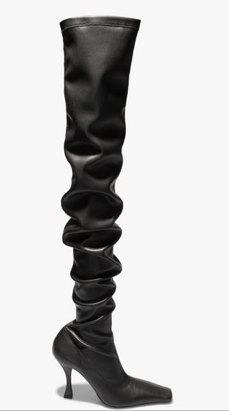 Proenza Schouler Ruched over the knee Boots- Black