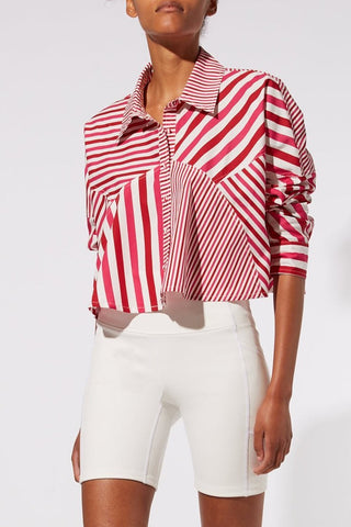 Solid & Striped THE EMERSON SHIRT CRIMSON AND ORCHID